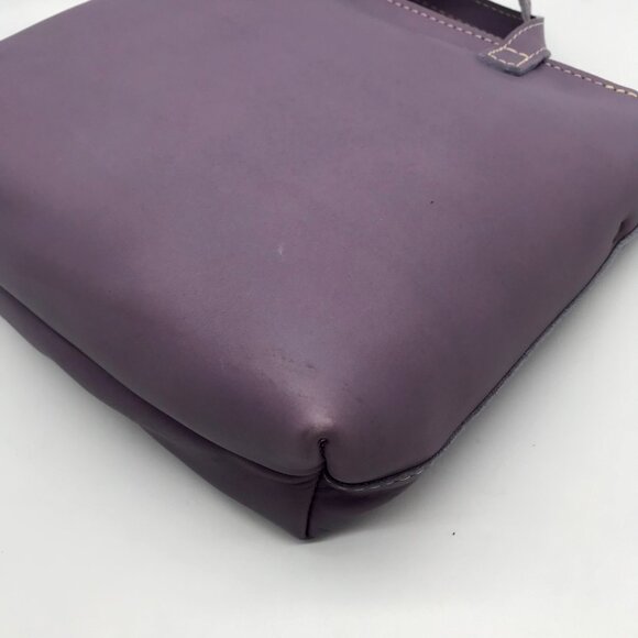 Portland Leather Goods Lavender Mini Crossbody Tote Bag - Picture 7 of 10